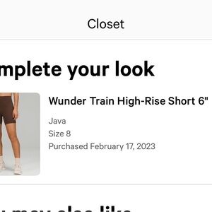 lululemon athletica High-Rise Shorts - Java Brown